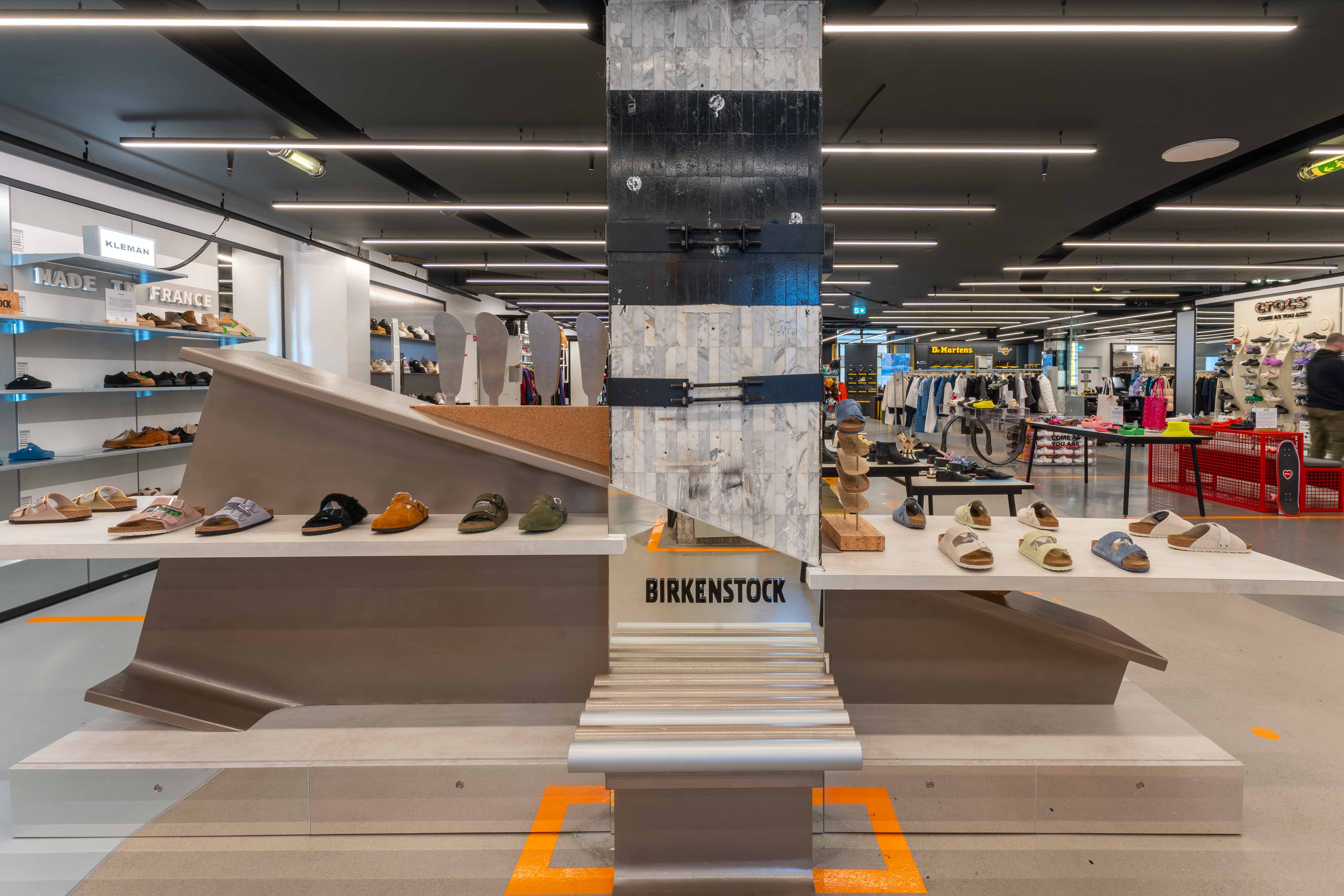 Pop-up store Birkenstock installé par Share Client chez Citadium à Paris